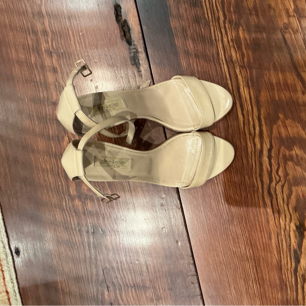 Chic Beige Open-Toe Heels